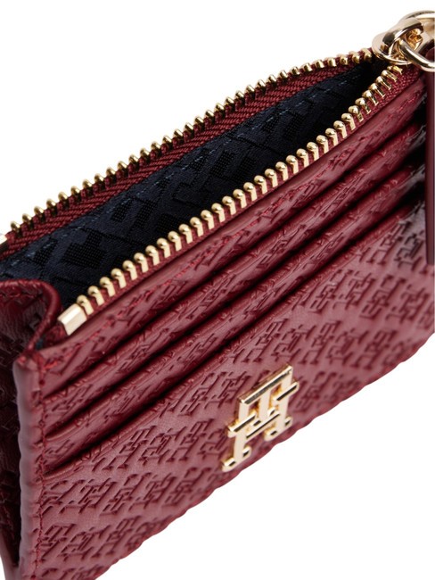 TH ETERNITY Tarjetero con cremallera trufa de frambuesa - Carteras Mujer