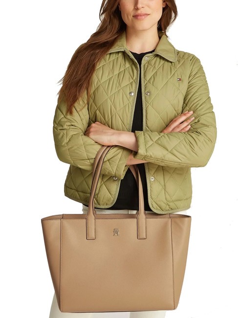 TH SOFT LOGO Bolsa de la compra lienzo de safari - Bolsos Mujer