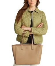 TOMMY HILFIGER TH SOFT LOGO Bolsa de la compra lienzo de safari - Bolsos Mujer - 4