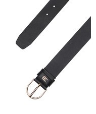 TOMMY HILFIGER ESSENTIAL EFFORTLESS Cintur&oacute;n de piel fabricado en Italia. negro - Cinturones - 3