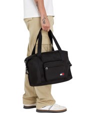 TOMMY HILFIGER TOMMY JEANS ESSENTIAL DAILY  Bolso de fin de semana con bandolera negro - Bolsas de viaje - 4
