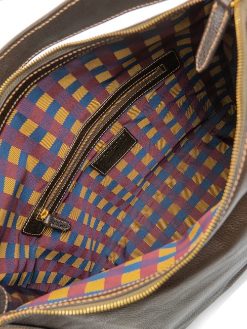 AMAZ Bolso bolso de cuero BROWN - Bolsos Mujer