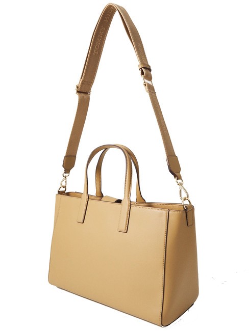 TH SOFT LOGOTAPE Shopper de mano, con bandolera. lienzo de safari - Bolsos Mujer