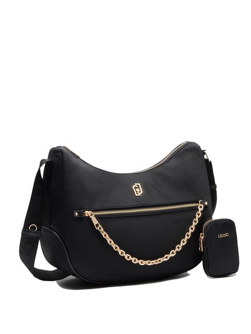 ACHALA Bolso bandolera de nailon con estuche NEGRO - Bolsos Mujer