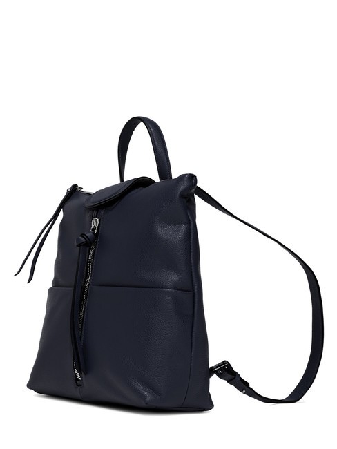 GIADA Mochila de piel para mujer. AZUL - Bolsos Mujer