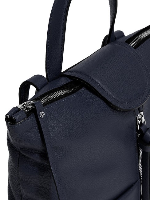 GIADA Mochila de piel para mujer. AZUL - Bolsos Mujer