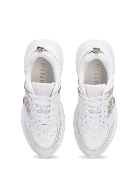 ARIEL Zapatillas con detalles de espejo. blanco - Zapatos Mujer