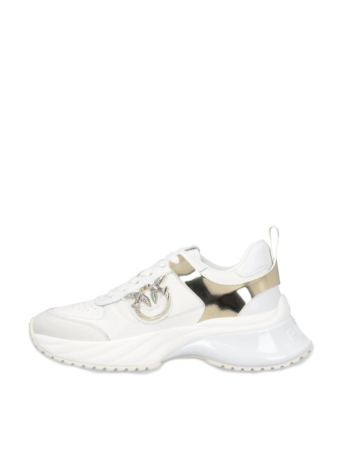 ARIEL Zapatillas con detalles de espejo. blanco - Zapatos Mujer