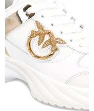 PINKO ARIEL Zapatillas con detalles de espejo. blanco - Zapatos Mujer - 6