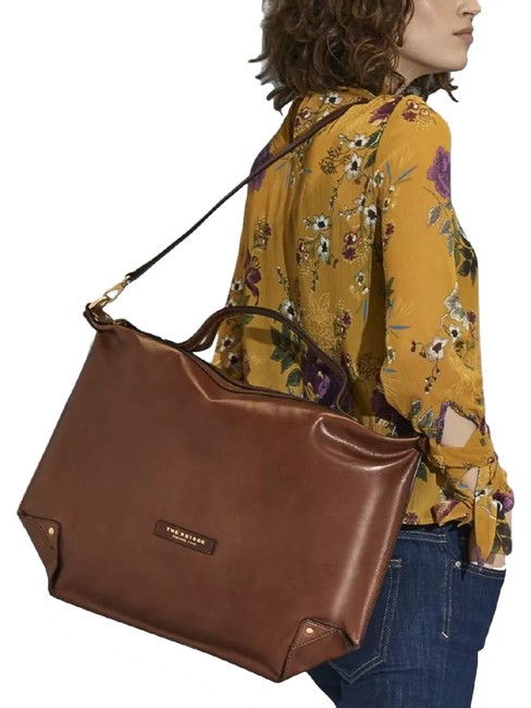 UNICA  Bolso de mano/bandolera, en piel. BROWN - Bolsos Mujer