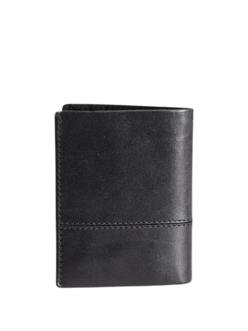 DAMIANO Cartera tarjetero de piel rutenio mate negro / oscuro - Carteras Hombre