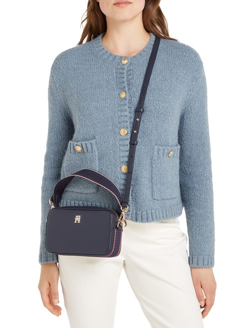 TH DISTINCT Mini bolso de mano, con bandolera corporación azul espacial - Bolsos Mujer