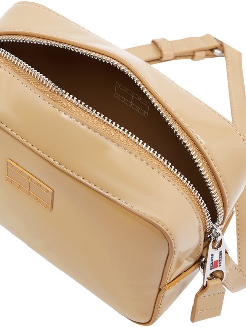 TOMMY JEANS ESS MUST Mini bolso para c&aacute;mara con correa para el hombro caqui natural - Bolsos Mujer