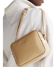 TOMMY HILFIGER TOMMY JEANS ESS MUST Mini bolso para c&aacute;mara con correa para el hombro caqui natural - Bolsos Mujer - 4