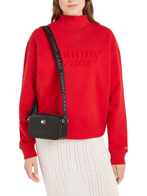TOMMY JEANS DAILY ELEVATED Mini bolso para cámara con correa para el hombro negro - Bolsos Mujer