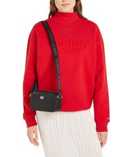 TOMMY HILFIGER TOMMY JEANS DAILY ELEVATED Mini bolso para cámara con correa para el hombro negro - Bolsos Mujer - 4