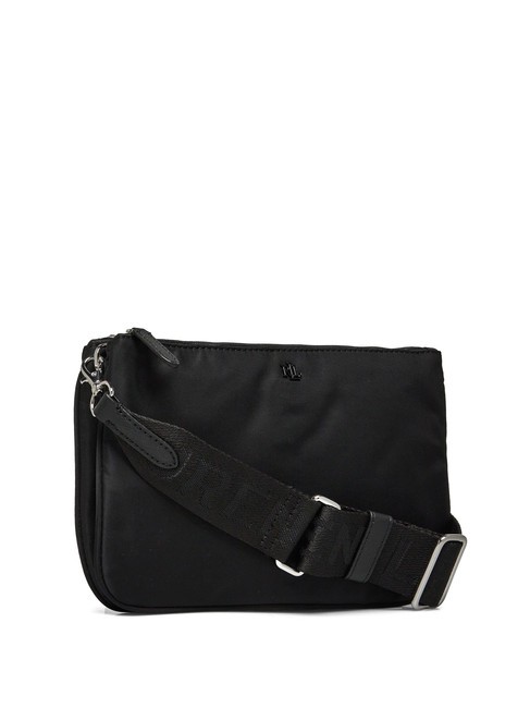 LANDYN Bolso bandolera plano de nailon negro/negro3 - Bolsos Mujer