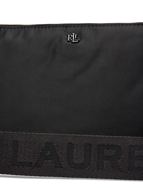 LANDYN Bolso bandolera plano de nailon negro/negro3 - Bolsos Mujer