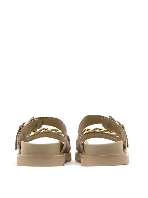 FATEMA2 Sandalias Beige / Marr&oacute;n - Zapatos Mujer