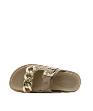 GUESS FATEMA2 Sandalias Beige / Marr&oacute;n - Zapatos Mujer - 5