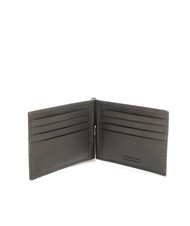 ROCCOBAROCCO JOHN Cartera de piel con clip marr&oacute;n - Carteras Hombre - 2