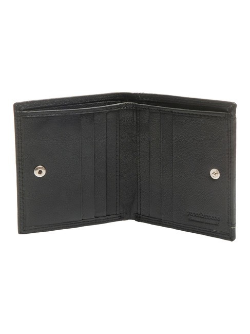 ALEX Cartera vertical con bolsillo negro - Carteras Hombre