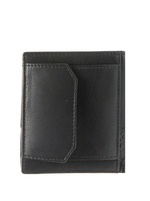BRYAN Cartera vertical con bolsillo negro - Carteras Hombre