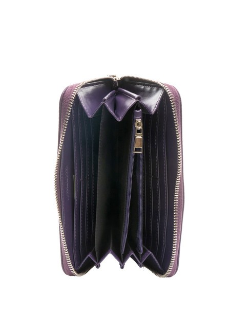 LOLA Cartera grande con cremallera alrededor viola - Carteras Mujer