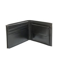 ROCCOBAROCCO PLAIN cartera de cuero de 8 cc negro - Carteras Hombre - 3