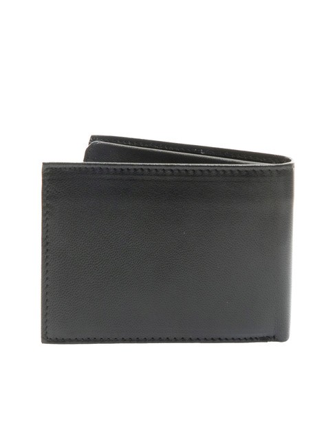 PLAIN cartera de cuero de 8 cc negro - Carteras Hombre