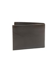 ROCCOBAROCCO PLAIN cartera de cuero de 8 cc marron oscuro - Carteras Hombre - 3