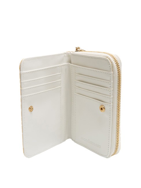 FRIDA Cartera mediana jacquard blanquecino - Carteras Mujer