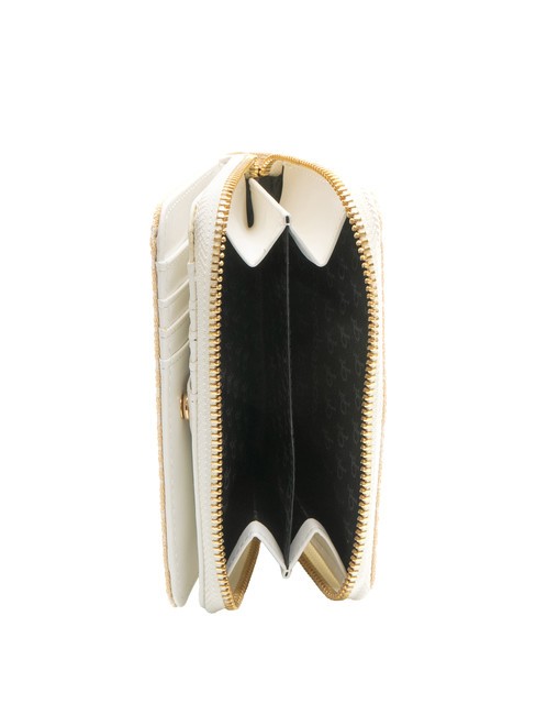 FRIDA Cartera mediana jacquard blanquecino - Carteras Mujer