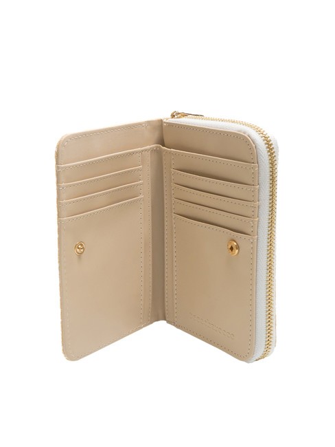 FRIDA Cartera mediana jacquard mostaza - Carteras Mujer