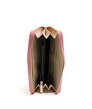 ROCCOBAROCCO GAIA Cartera grande con cremallera alrededor fucsia - Carteras Mujer - 2