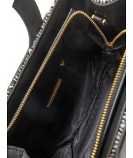 ROCCOBAROCCO ICONIC WOOL Bolso tote con bandolera negro/blanco - Bolsos Mujer - 4