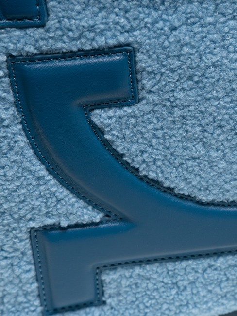 ICONIC TEDDY Bolso tote con bandolera azul - Bolsos Mujer