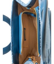 ROCCOBAROCCO ICONIC TEDDY Bolso tote con bandolera azul - Bolsos Mujer - 5