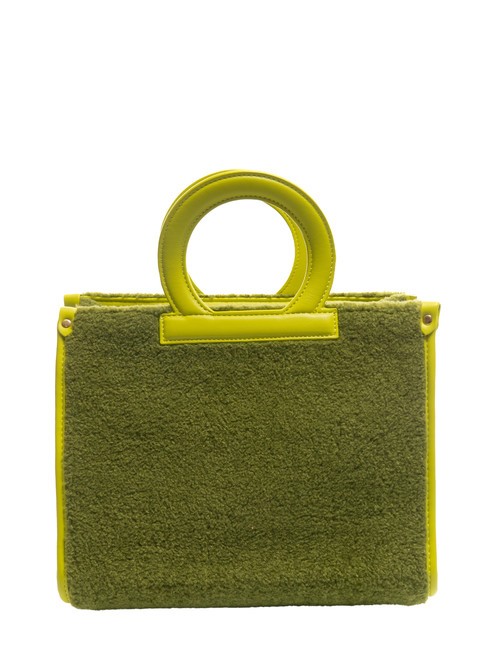 ICONIC TEDDY Bolso tote con bandolera verde &aacute;cido - Bolsos Mujer