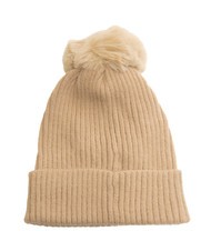 ROCCOBAROCCO PON PON Gorra con puño avellana - Sombreros - 3