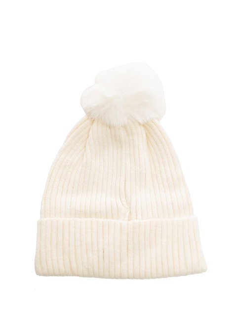 PON PON Gorra con puño Blanco - Sombreros