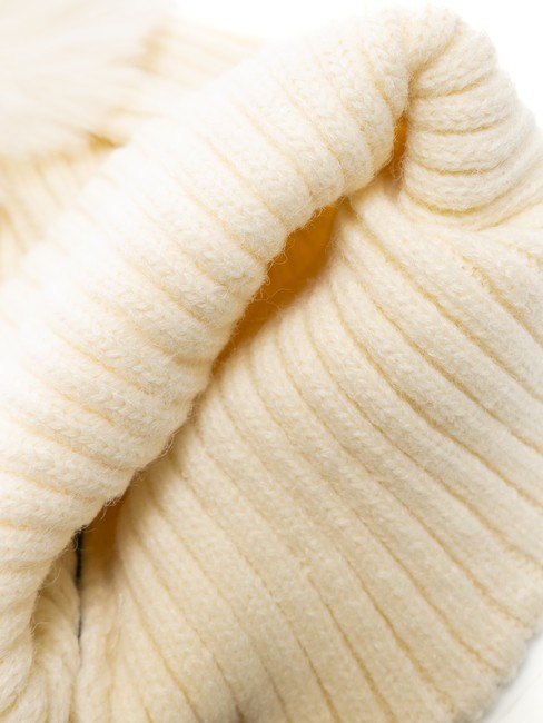 PON PON Gorra con puño Blanco - Sombreros