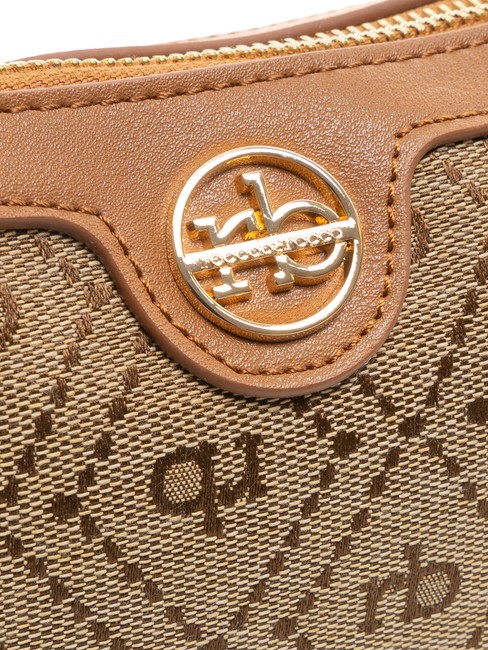 FRIDA Bolso bajo el brazo de tejido jacquard natural - Bolsos Mujer