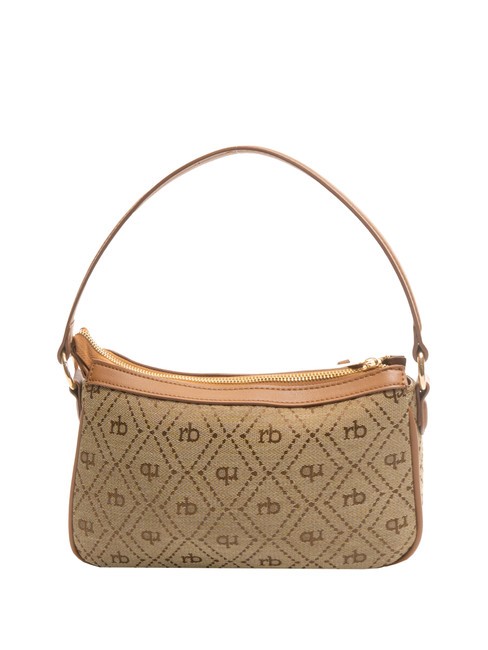 FRIDA Bolso bajo el brazo de tejido jacquard natural - Bolsos Mujer