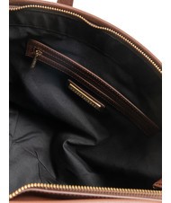 ROCCOBAROCCO FRIDA Bolso shopping en tejido jacquard chocolate - Bolsos Mujer - 5