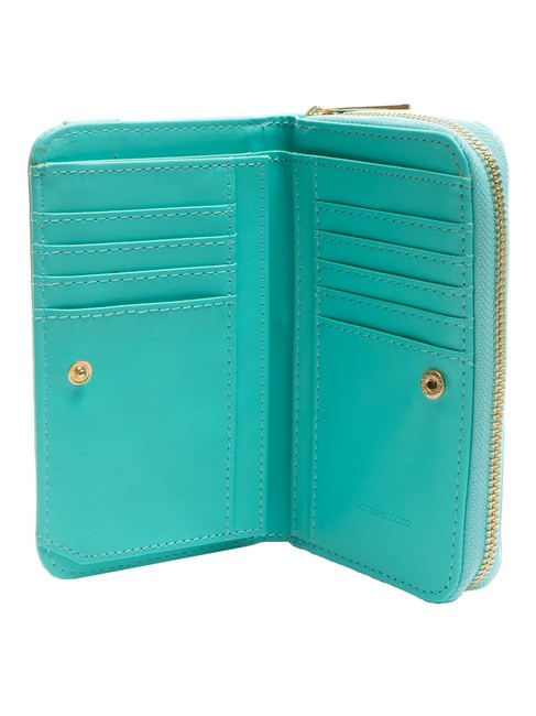 BRIGITTE Monedero grande con solapa celestial - Carteras Mujer