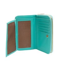 ROCCOBAROCCO BRIGITTE Monedero grande con solapa celestial - Carteras Mujer - 3