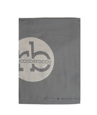 ROCCOBAROCCO RB Bufanda con logo por toda la prenda gris oscuro - Bufandas - 3