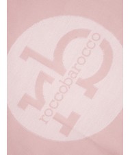 ROCCOBAROCCO RB Bufanda con logo por toda la prenda rosado - Bufandas - 4