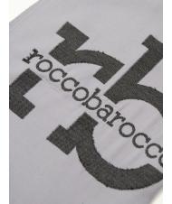 ROCCOBAROCCO RB Bufanda con logo por toda la prenda gris - Bufandas - 4